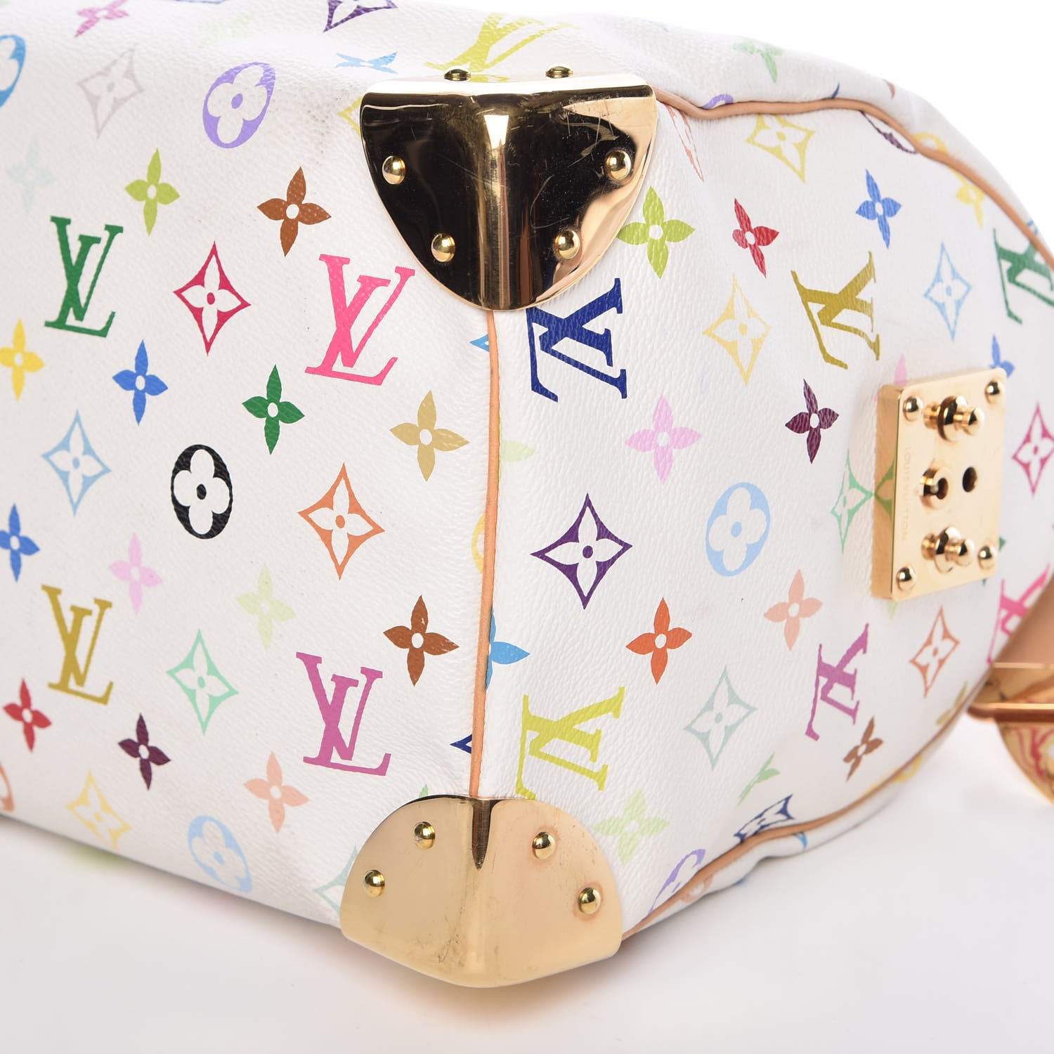 Louis Vuitton Monogram Multicolor Speedy 30 White 10 of 11