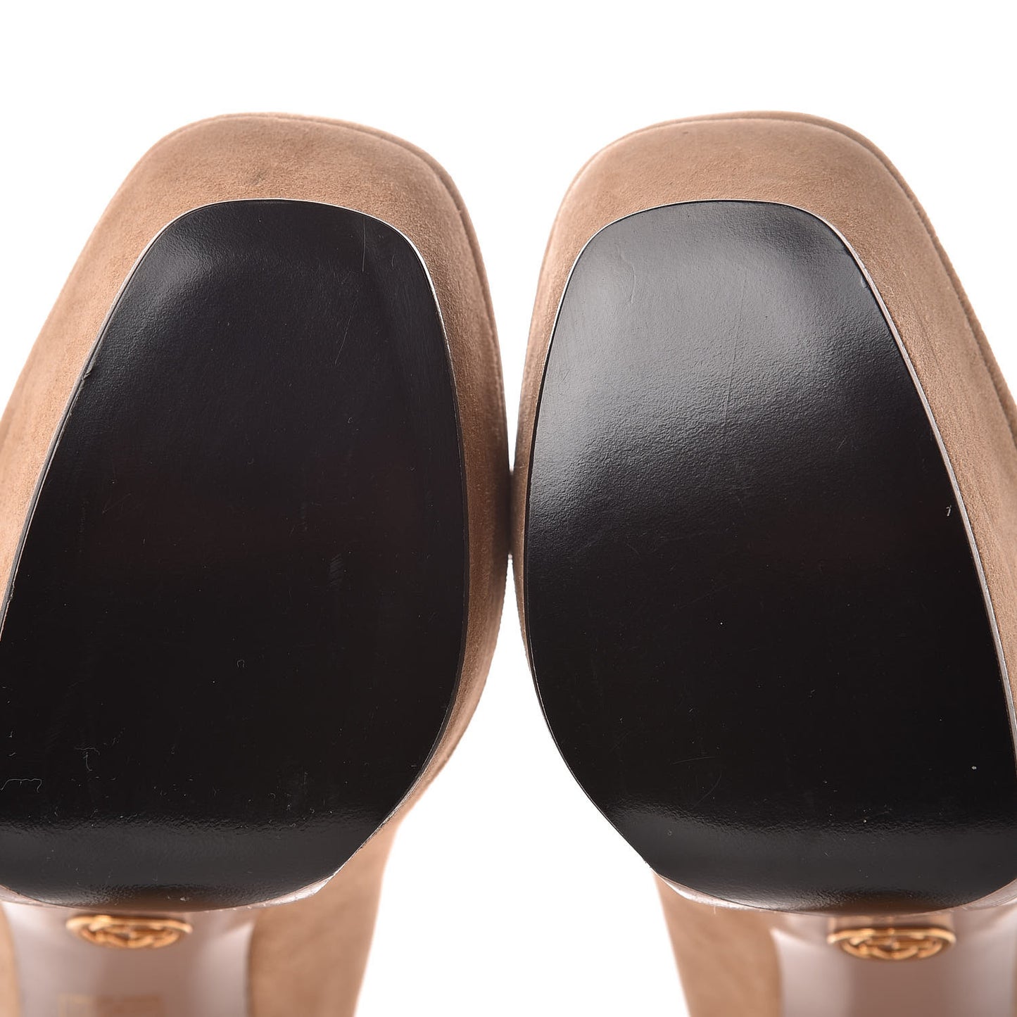 Kid Scamosciato Platform Pumps 40.5 Camelia