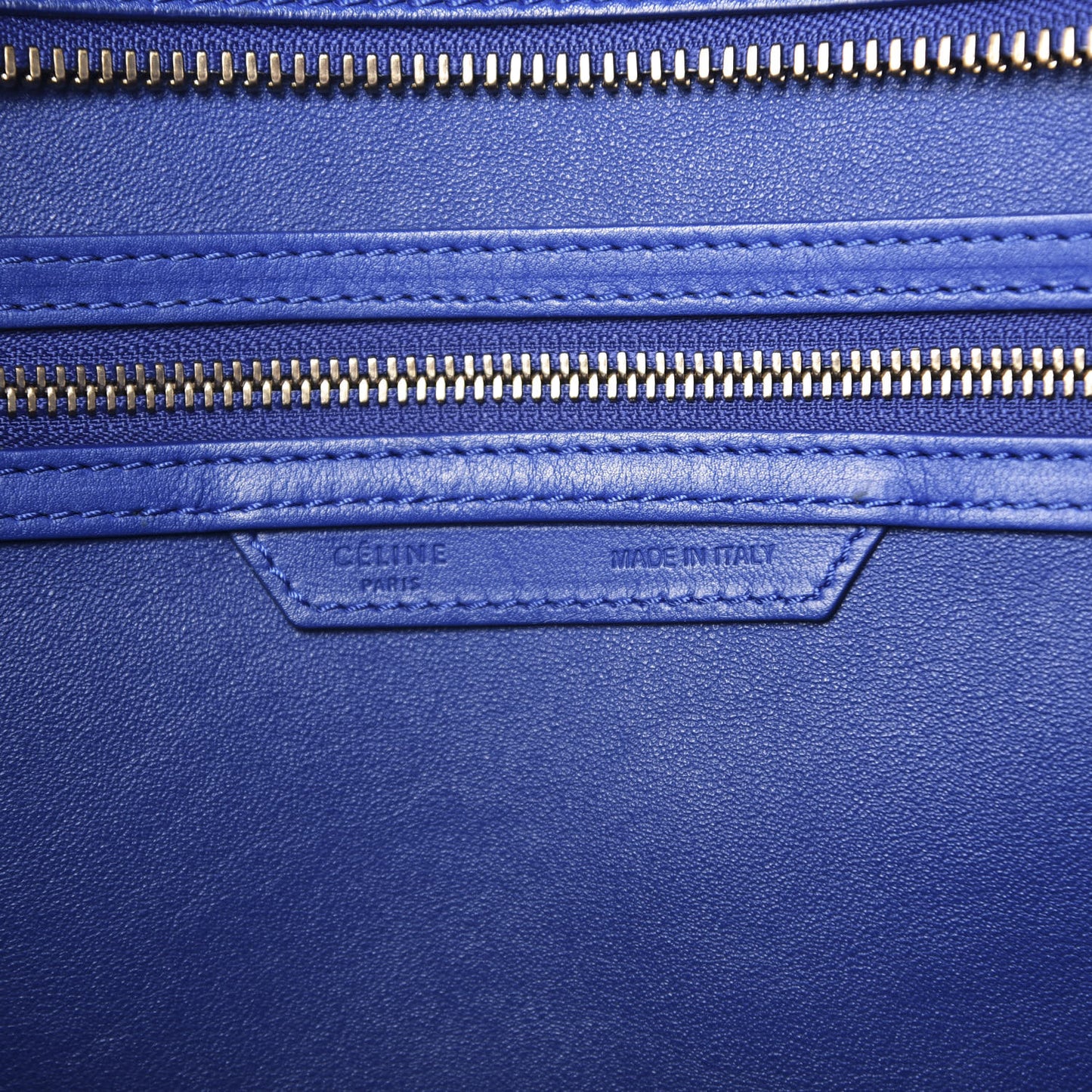 Smooth Calfskin Mini Luggage Royal Blue