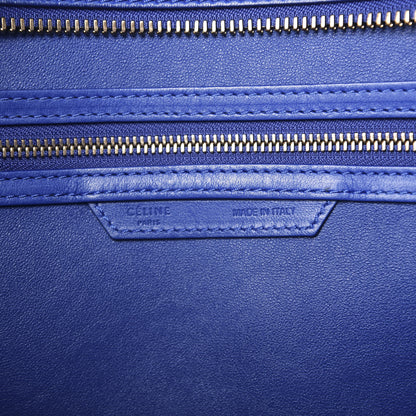 Celine Smooth Calfskin Mini Luggage Royal Blue 6 of 9