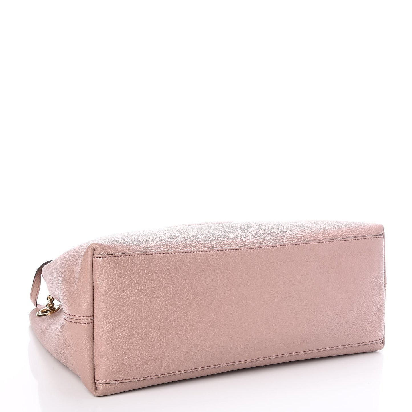 Pebbled Calfskin Medium Soho Chain Shoulder Bag Dark Cipria