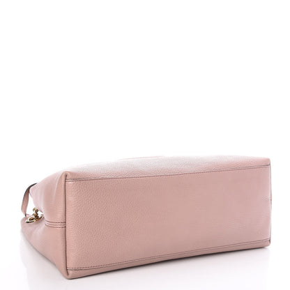 Gucci Pebbled Calfskin Medium Soho Chain Shoulder Bag Dark Cipria 4 of 7