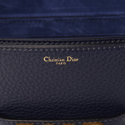 Christian Dior Grained Calfskin Dio(r)evolution Flap Bag Navy Blue 6 of 10