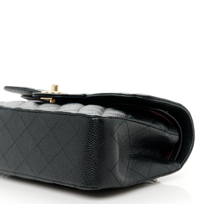 Chanel Caviar Quilted Small Double Flap Black 12 of 13