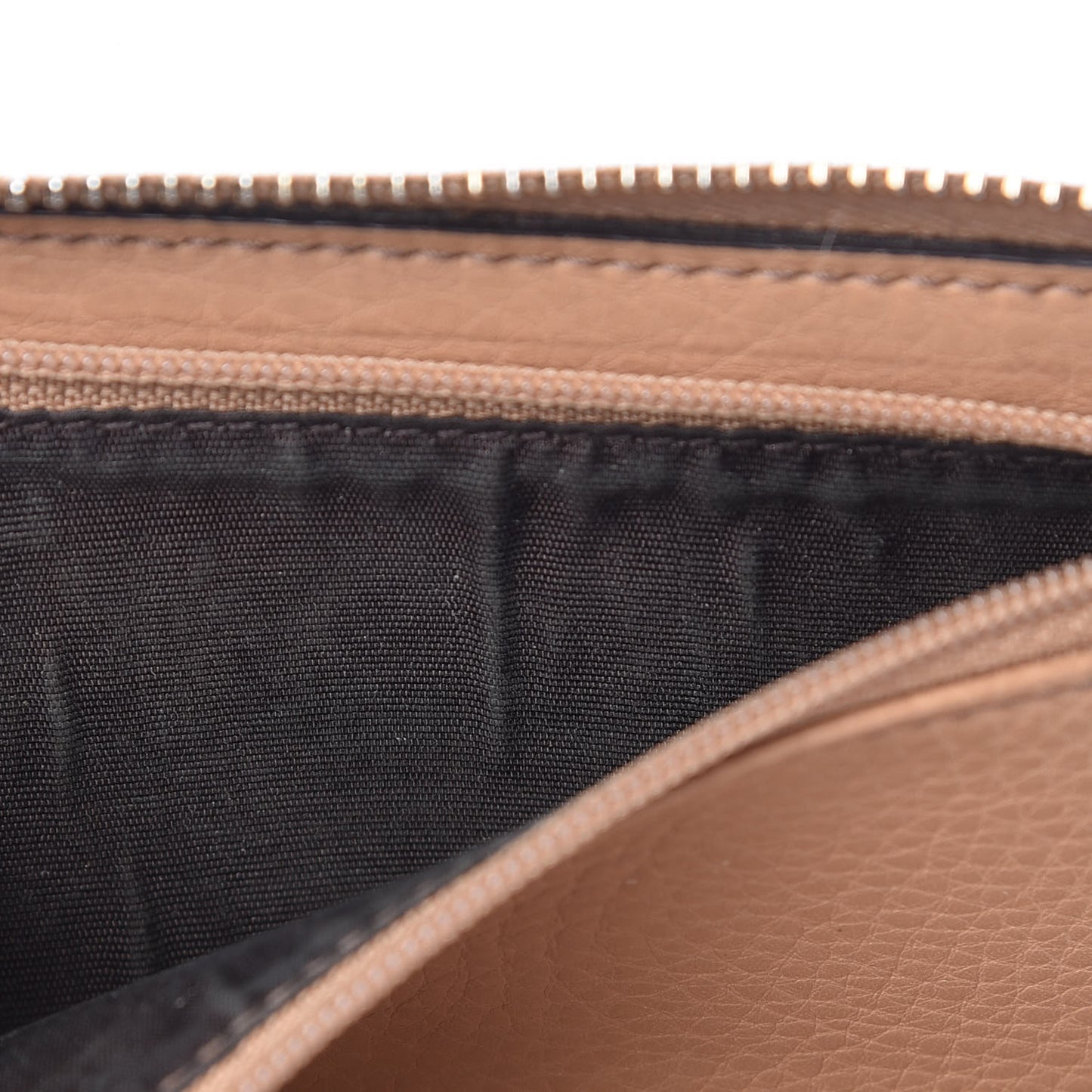 Calfskin Medium Soho Zip Around Wallet Camelia