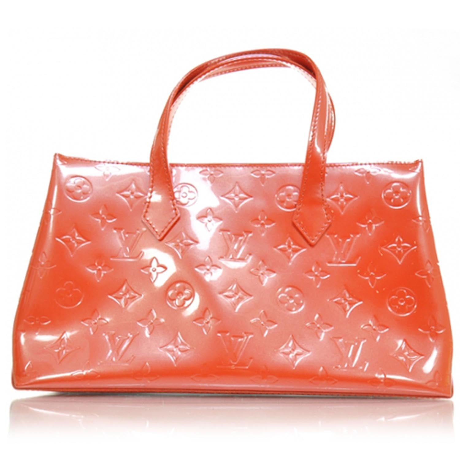Louis Vuitton Vernis Wilshire PM Orange Sunset 1 of 8