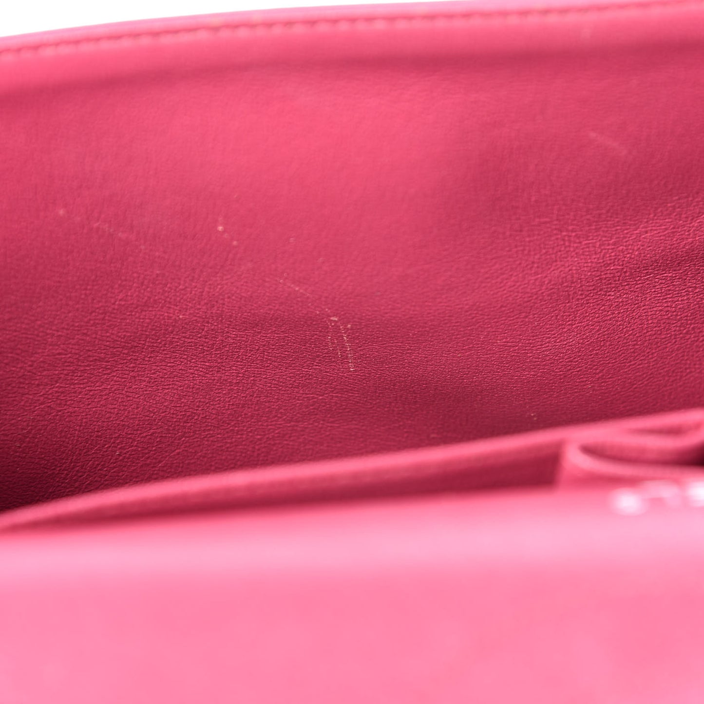 Patent Quilted Jumbo Double Flap Pink
