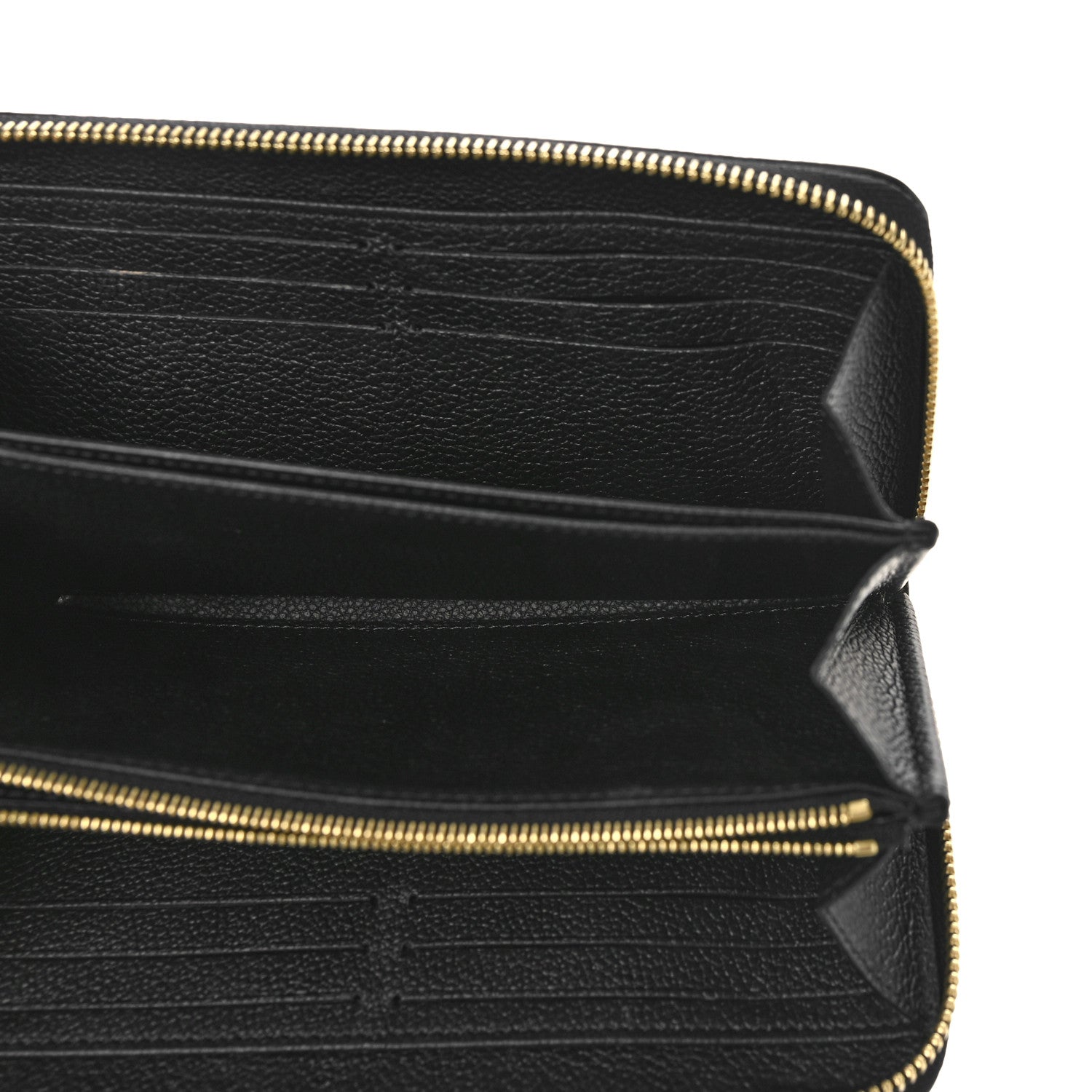 Louis Vuitton Empreinte Monogram Giant Zippy Wallet Black Beige 5 of 9
