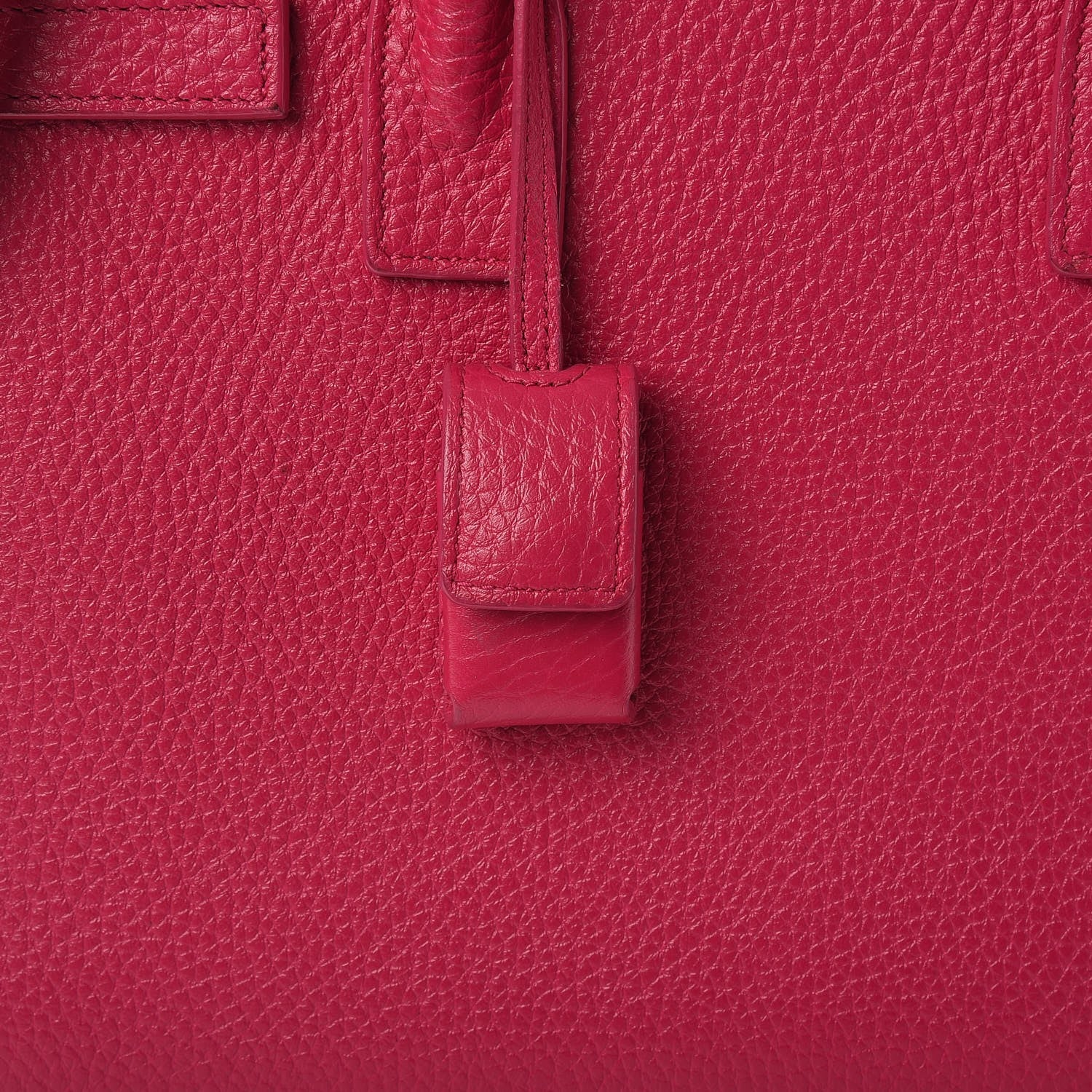 Saint Laurent Calfskin Baby Sac De Jour Fuchsia 9 of 12