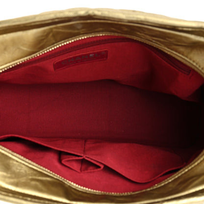 Chanel Metallic Lambskin Calfskin Quilted Medium Gabrielle Hobo Gold 5 of 20