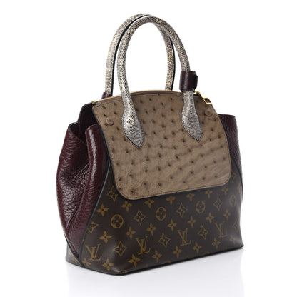 Louis Vuitton Monogram Ostrich Lizard Majestueux PM Bordeaux 3 of 10