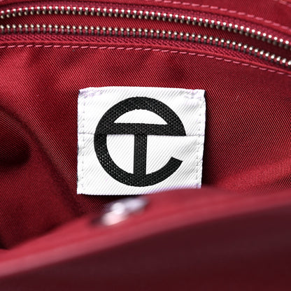 Telfar Vegan Leather Medium Shopping Bag Oxblood 6 of 10