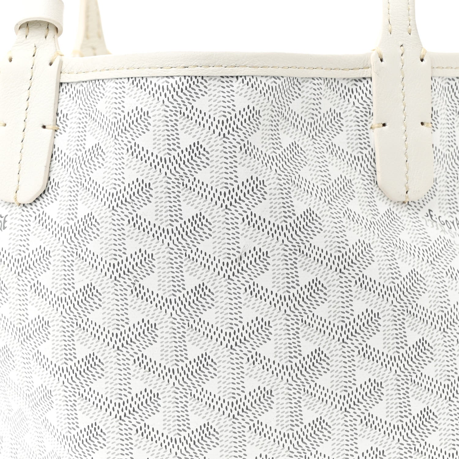 Goyard Goyardine Reversible Mini Anjou White 9 of 13