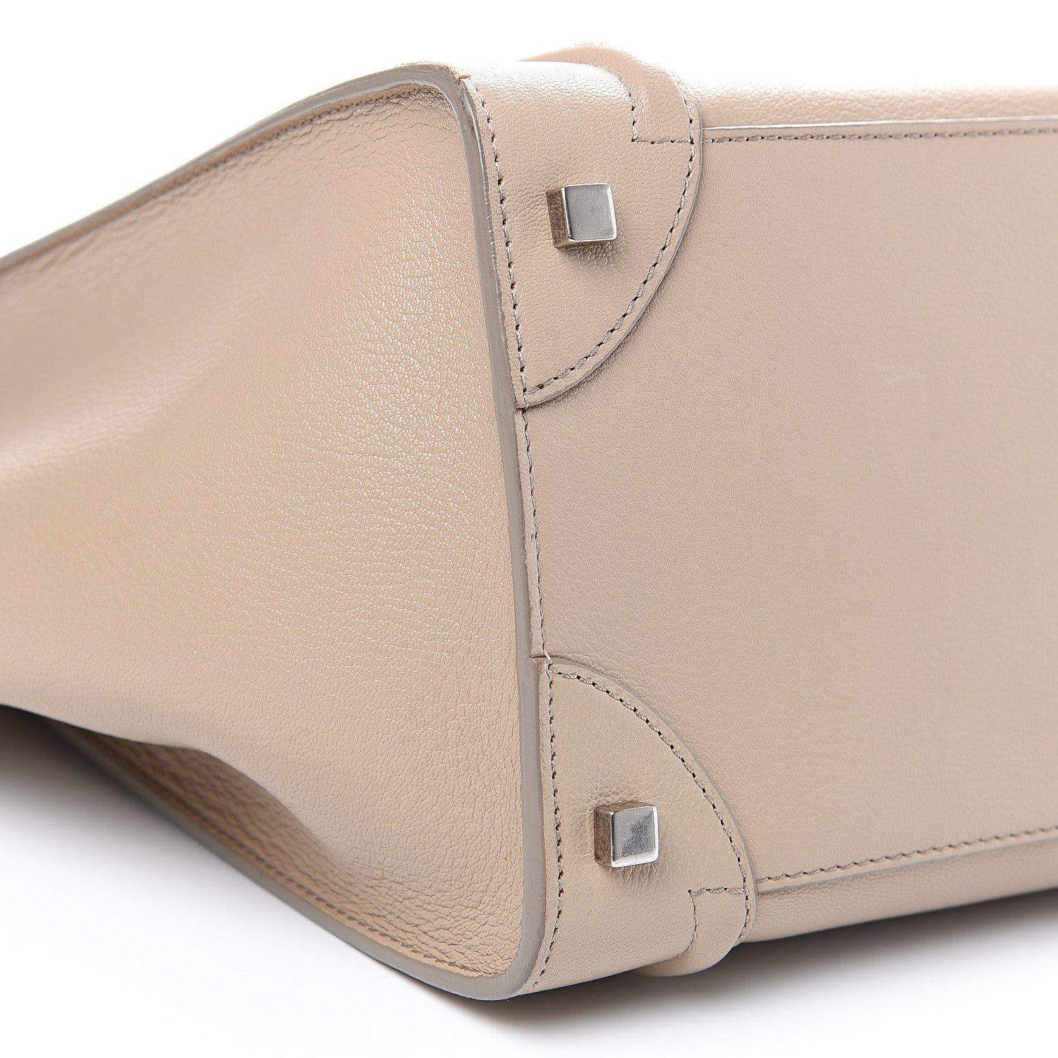Celine Goatskin Mini Luggage Sand 9 of 19