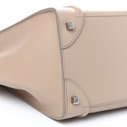 Celine Goatskin Mini Luggage Sand 9 of 19