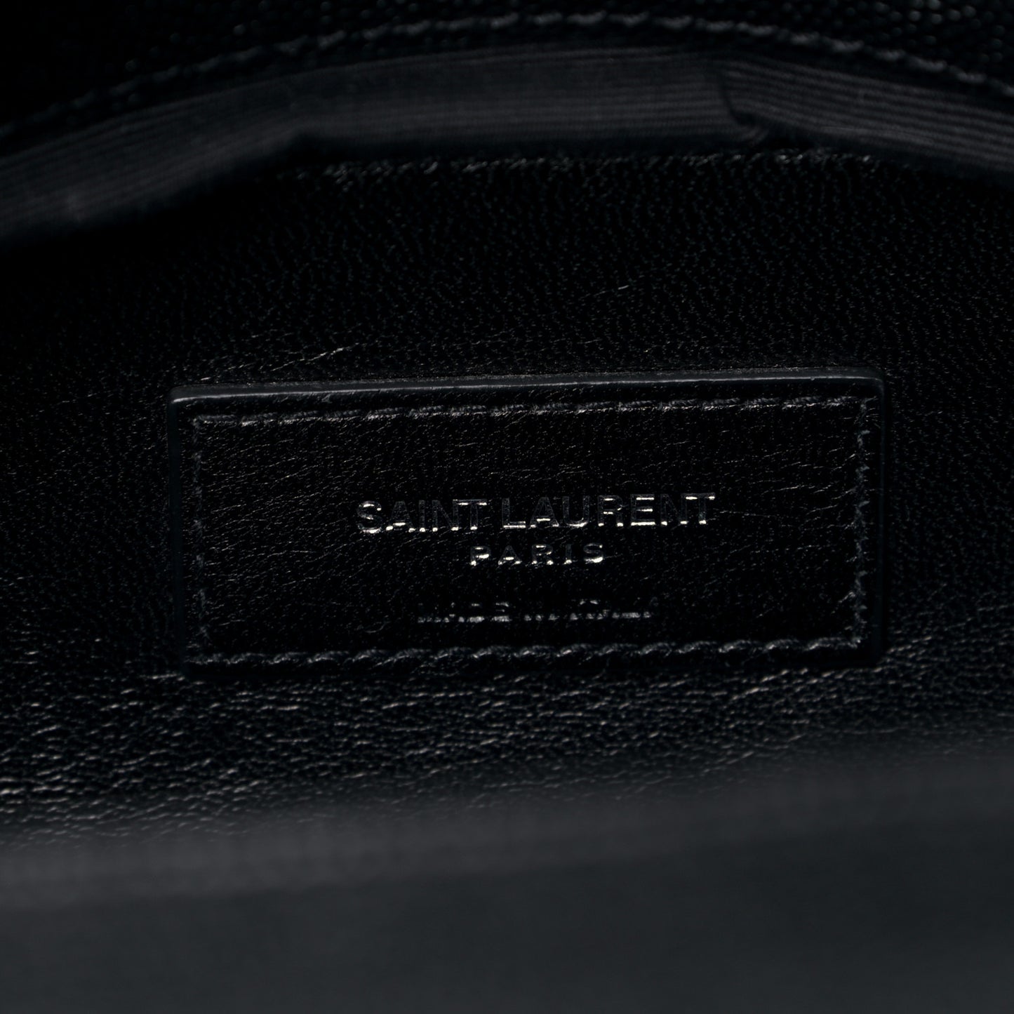 Grain De Poudre Medium West Hollywood Monogram Fold-Over Black