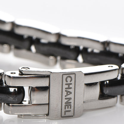 Chanel Stainless Steel Ceramic Diamond Bezel 16mm Premiere Triple Row Quartz Watch Black 4 of 7