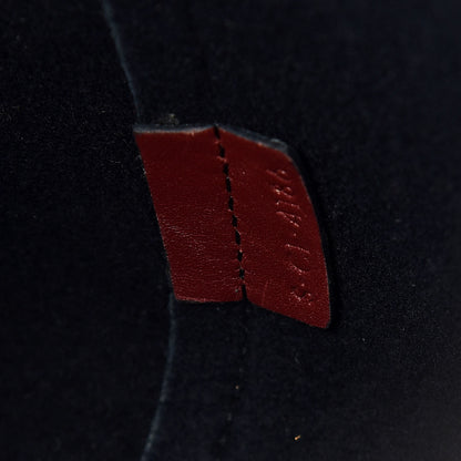 Celine Shiny Smooth Calfskin Small Twisted Cabas Dark Ruby Navy 10 of 10