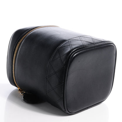 Chanel Lambskin Vanity Cosmetic Bag Black 4 of 7