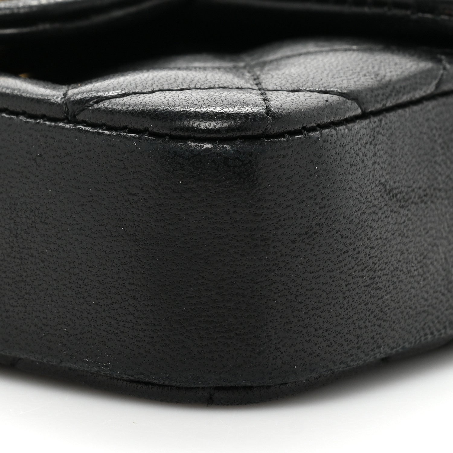 Chanel Lambskin Quilted Extra Mini Square Flap Black 8 of 10
