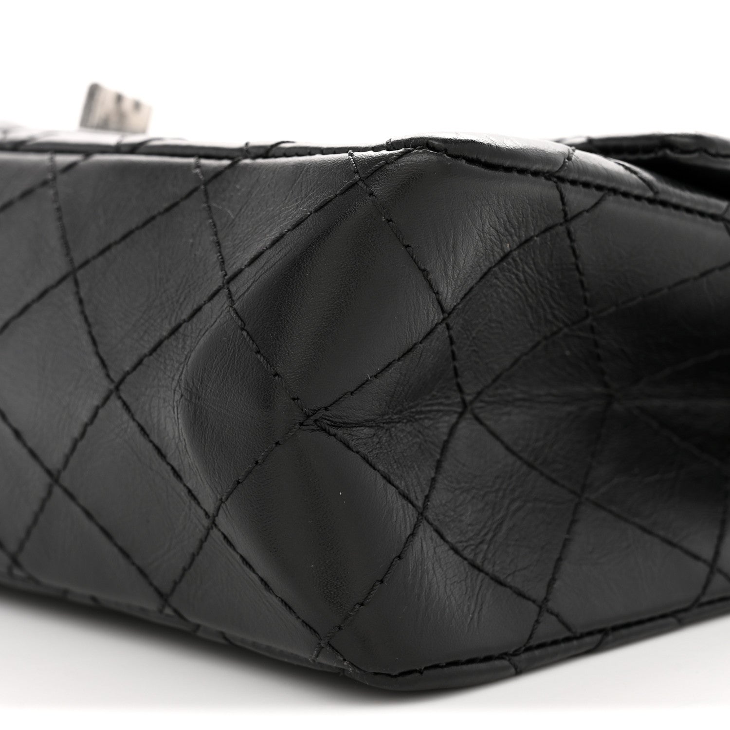 Chanel Aged Calfskin Quilted 2.55 Reissue 225 Flap Black 10 of 11