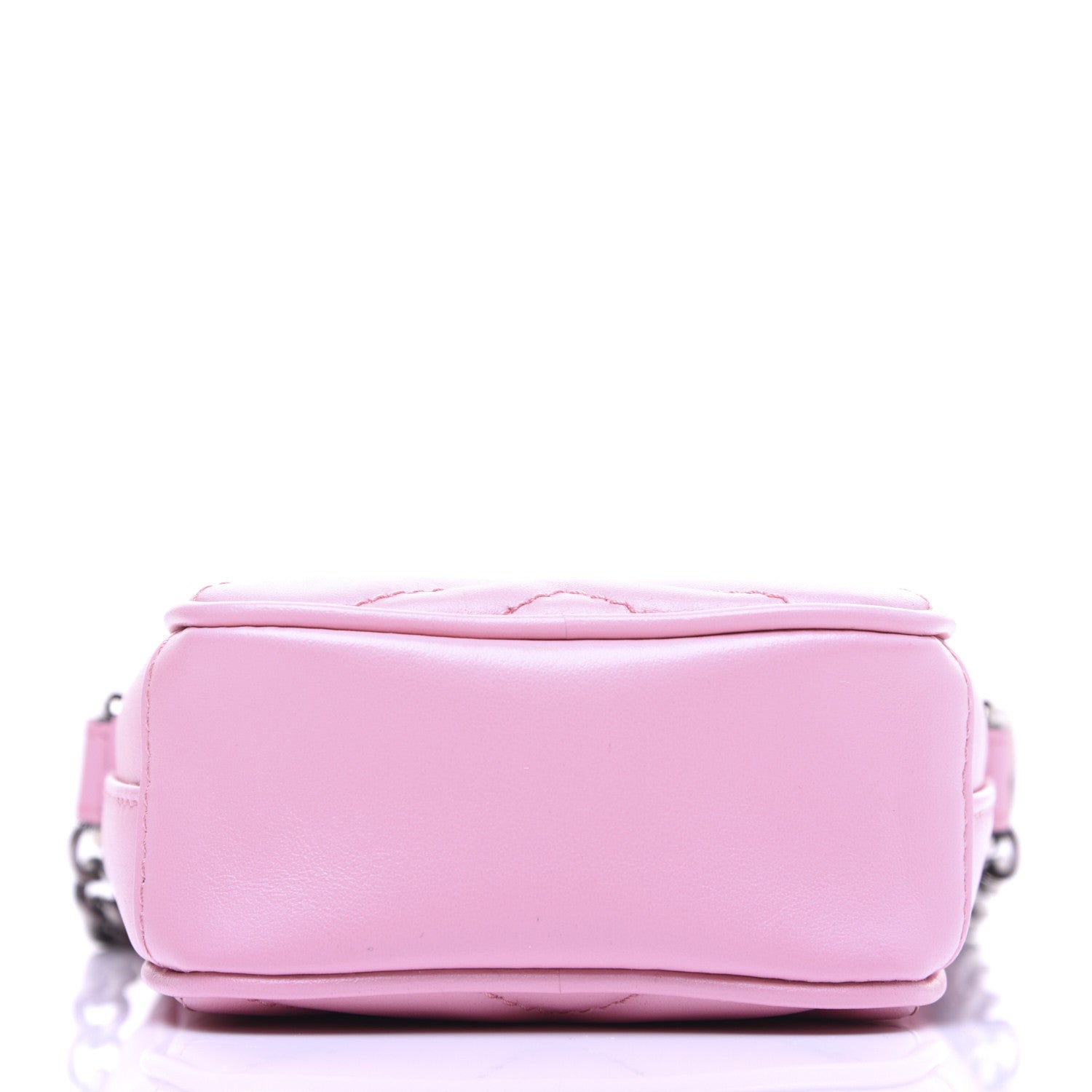 Gucci Calfskin Matelasse Mini GG Marmont Crossbody Bag Wild Rose 9 of 13