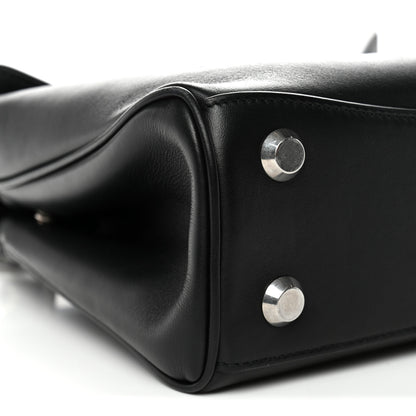 Balenciaga Natural Smooth Calfskin Mini Rodeo Top Handle Handbag Black 9 of 10