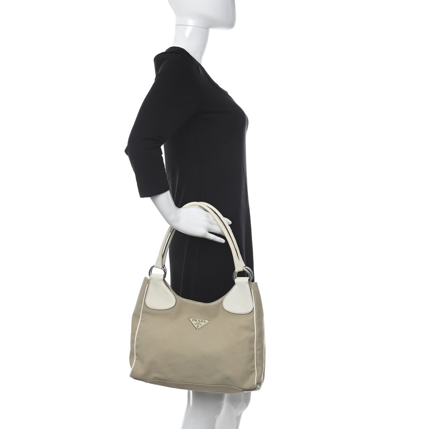 Canapa Moon Shoulder Bag Sabbia White