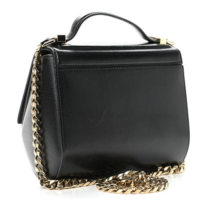 Givenchy Textured Calfskin Mini Pandora Box Chain Crossbody Bag Black 3 of 12
