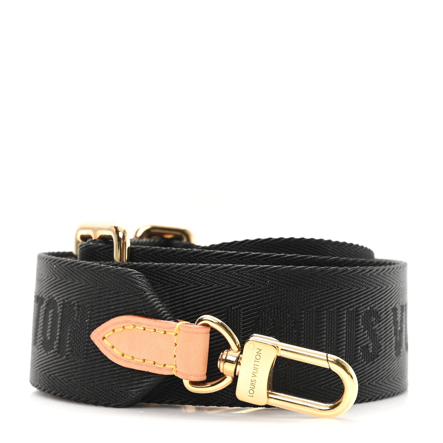 Monogram Multi Pochette Accessories Bandouliere Shoulder Strap Black