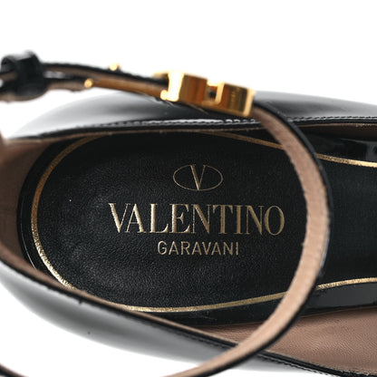 Valentino Garavani Patent Tan-Go 55/155mm Platform Pumps 37.5 Black 7 of 10