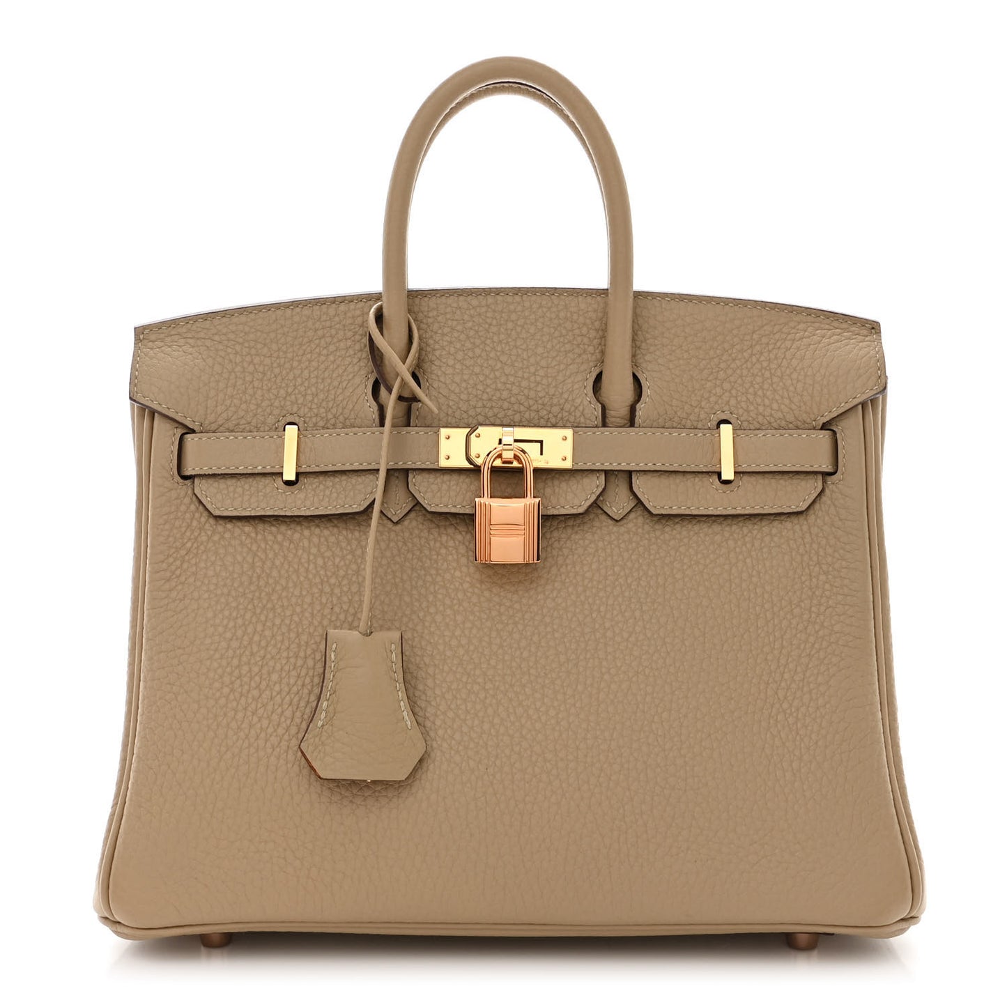 Togo Horseshoe Birkin 25 Trench Abricot