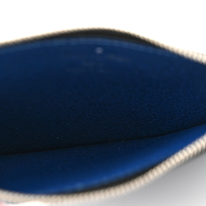 Louis Vuitton Monogram Taiga Coin Card Holder Cobalt 5 of 8