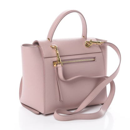 Celine Grained Calfskin Micro Belt Bag Vintage Pink 2 of 8