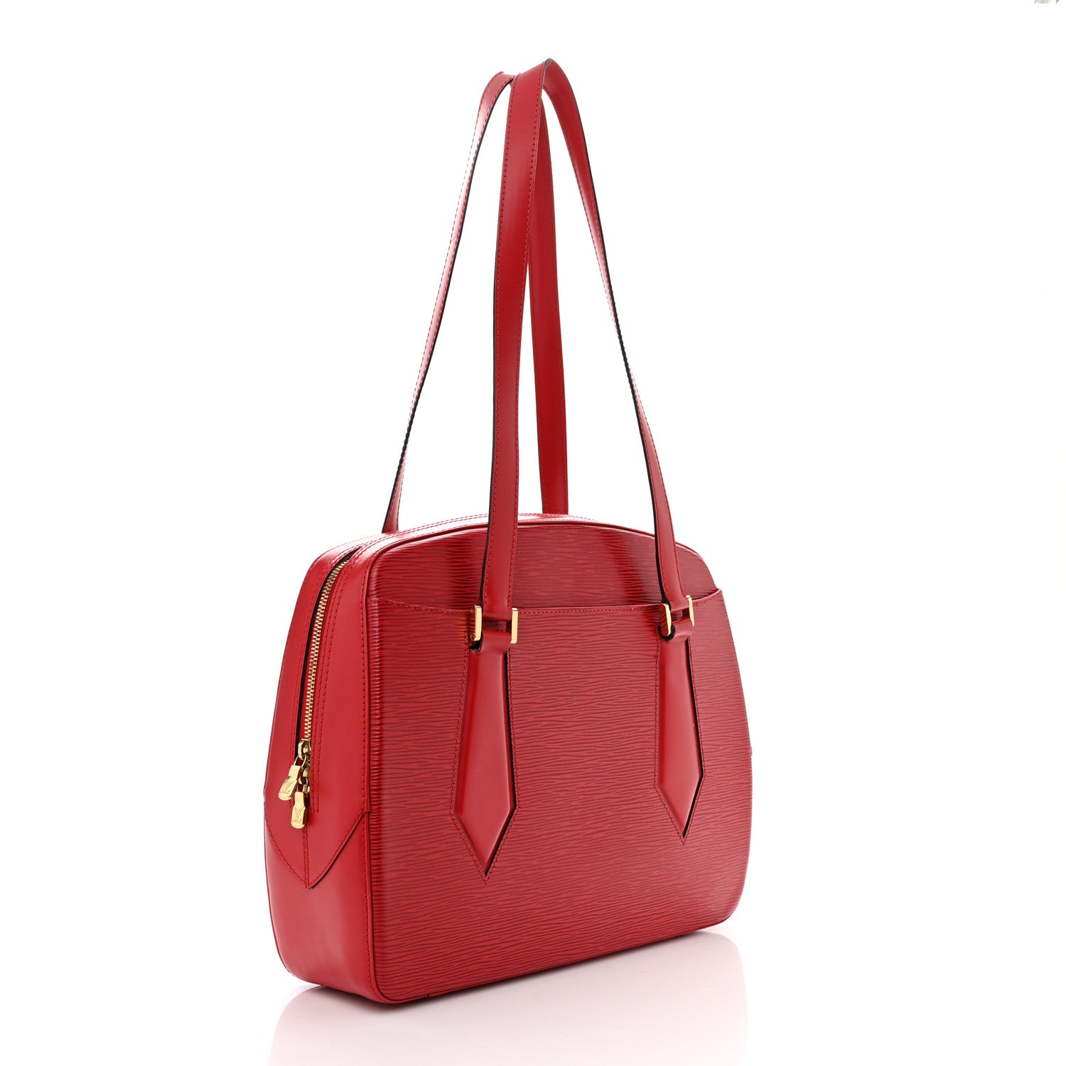 Louis Vuitton Epi Voltaire Castillan Red 5 of 23