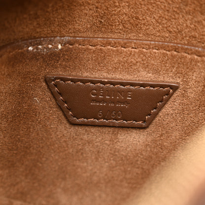 Celine Smooth Calfskin Medium Saddle Bag Tan 6 of 12
