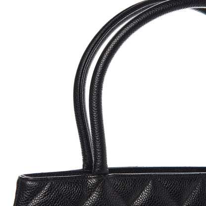 Chanel Caviar Quilted Medallion Tote Black 8 of 8