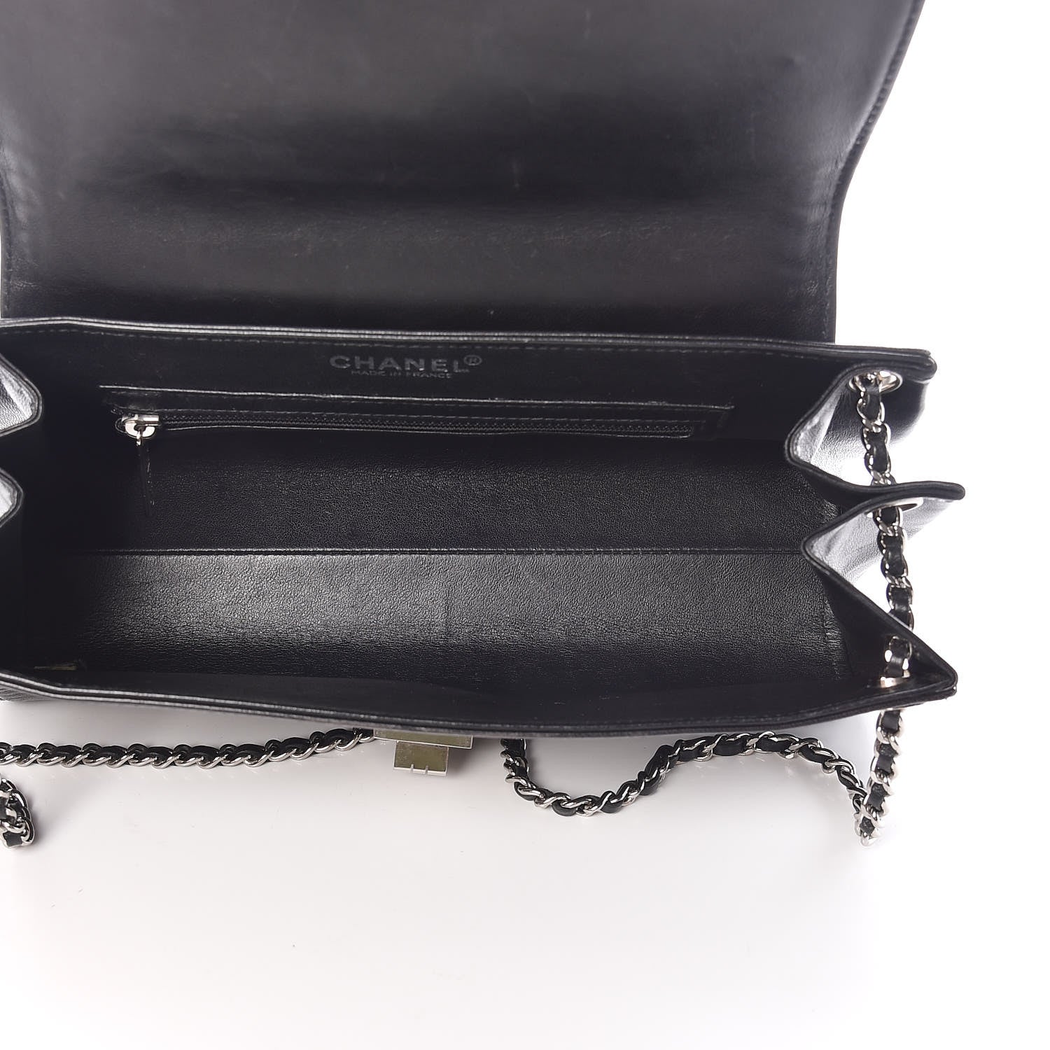 Chanel Lambskin Mademoiselle Accordion Flap Black 5 of 15