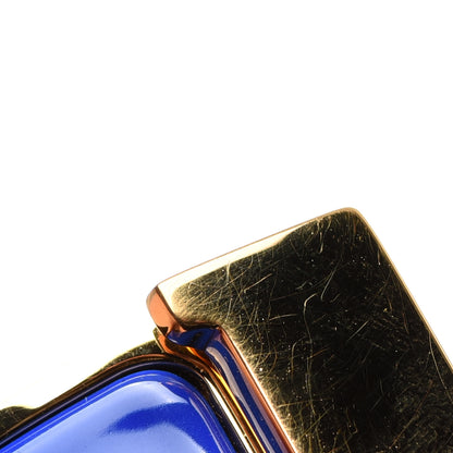 Hermes Enamel Extra Wide Clic Clac H Bracelet PM Bleu Royal 6 of 6