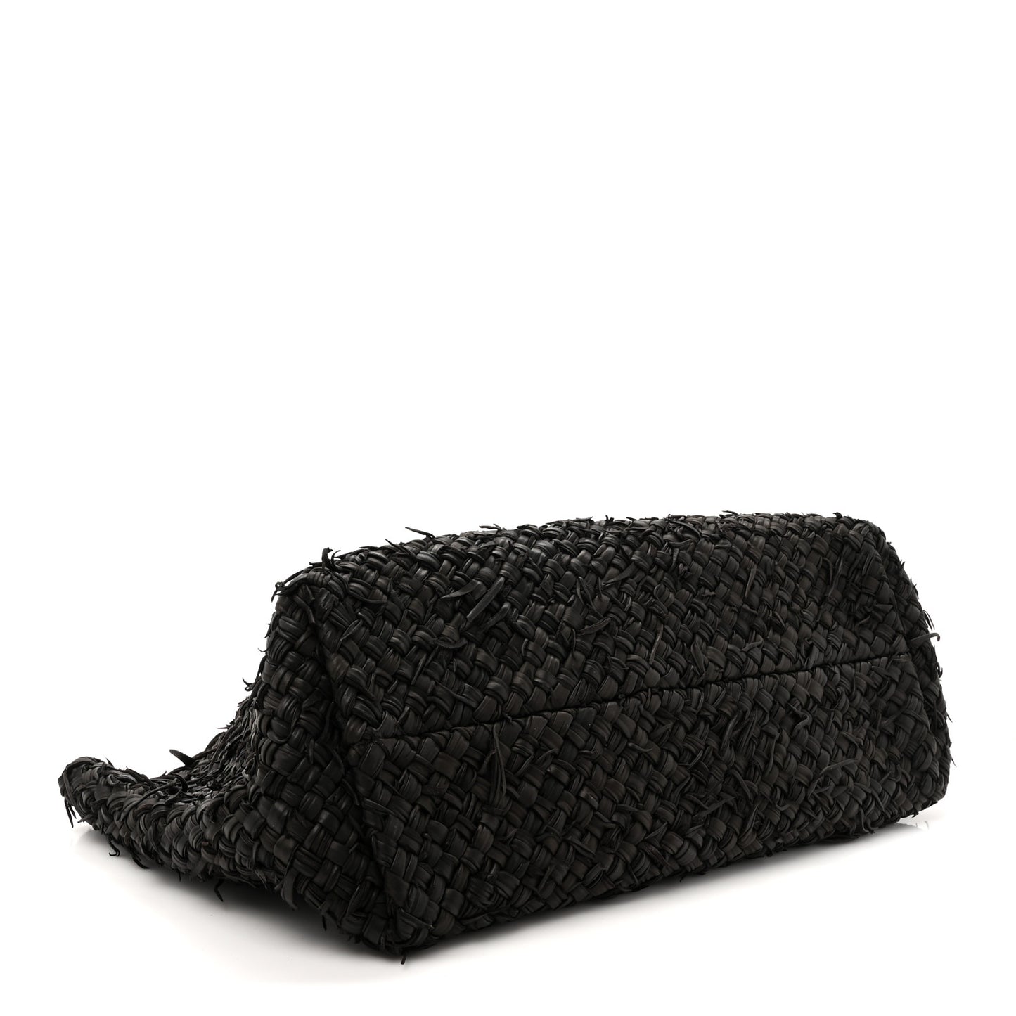 Chevre Intrecciato Fringe Netted Medium Cabat Tote