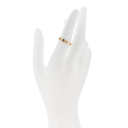 Cartier 18K Yellow Gold 3.5mm LOVE Wedding Band Ring 53 6.5 2 of 5