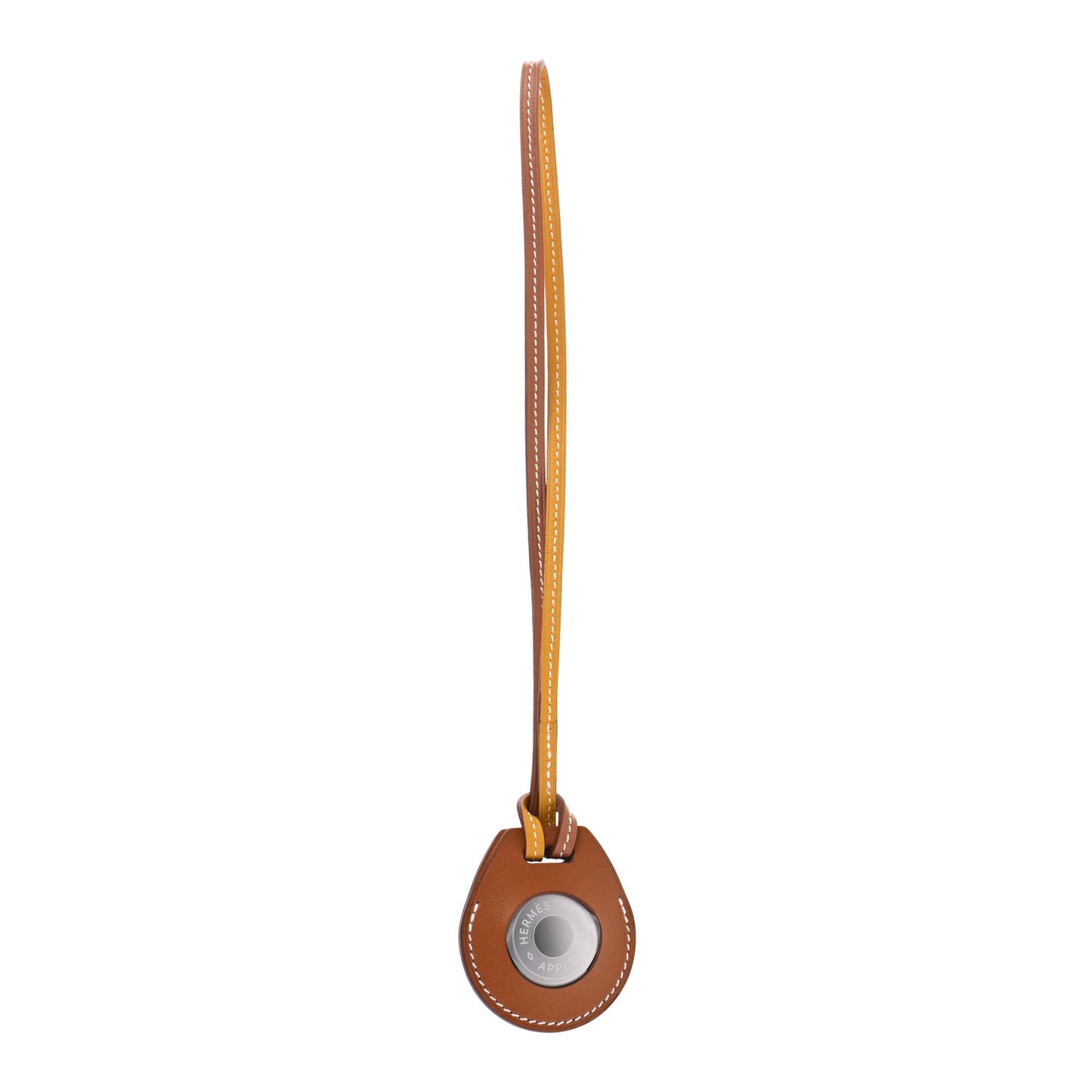 Fawn Barenia AirTag Bag Charm Fauve