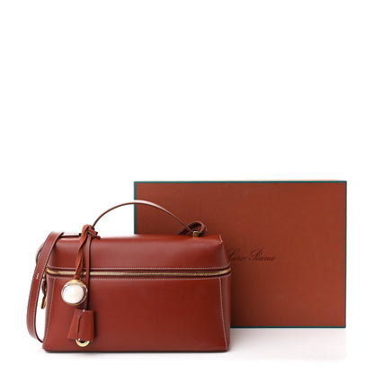 Loro Piana Saddle Calfskin Extra Bag L27 Deep Kummel 15 of 15
