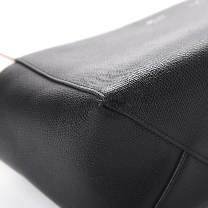 Celine Grained Calfskin Small Vertical Bi-Cabas Cream Black 8 of 12