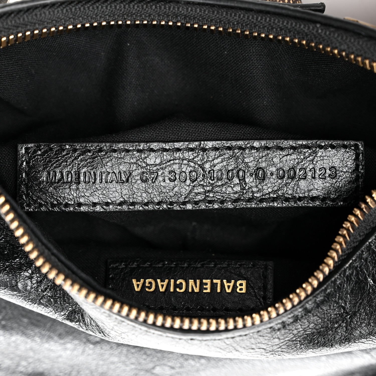 Balenciaga Agneau Arena Pin Embellished Le Cagole Shoulder Bag XS Black 7 of 10