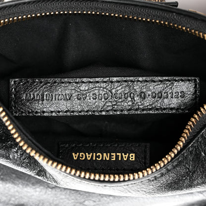 Balenciaga Agneau Arena Pin Embellished Le Cagole Shoulder Bag XS Black 7 of 10