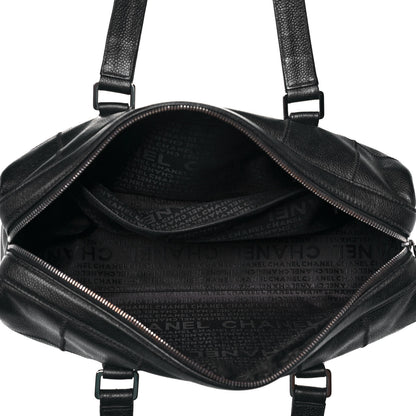Chanel Caviar Square Stitched Tote Black 4 of 12
