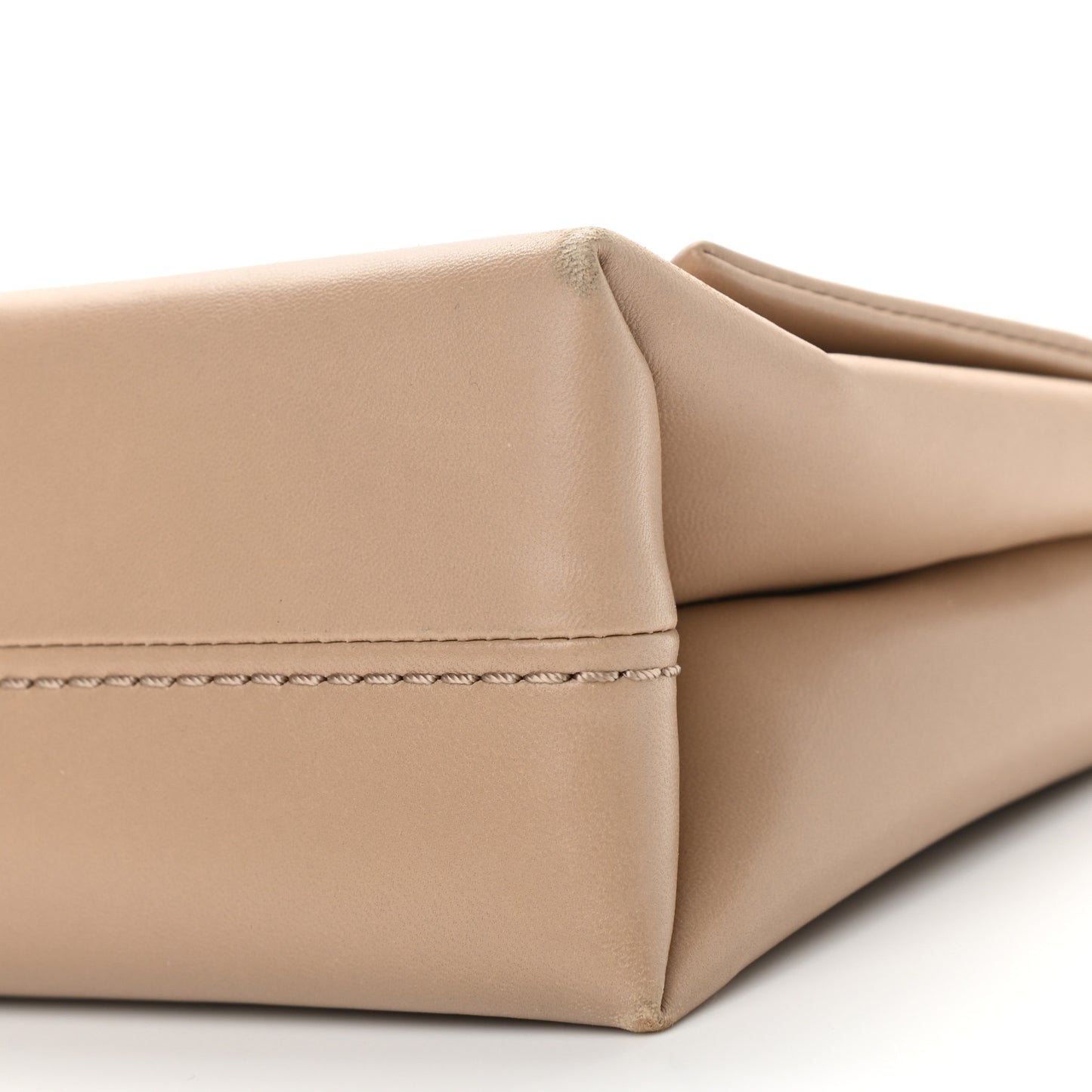 Calfskin Alix Soft Flap Clutch Fawn