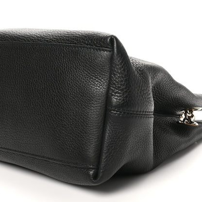 Gucci Pebbled Calfskin Medium Soho Chain Shoulder Bag Black 10 of 10