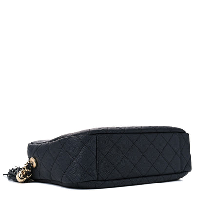 Chanel Caviar Quilted Large Coco Tassel Camera Case Black 4 of 10